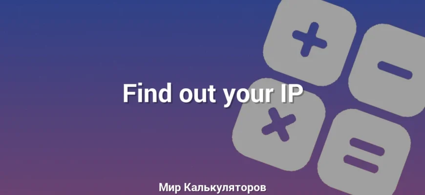 Find out your IP